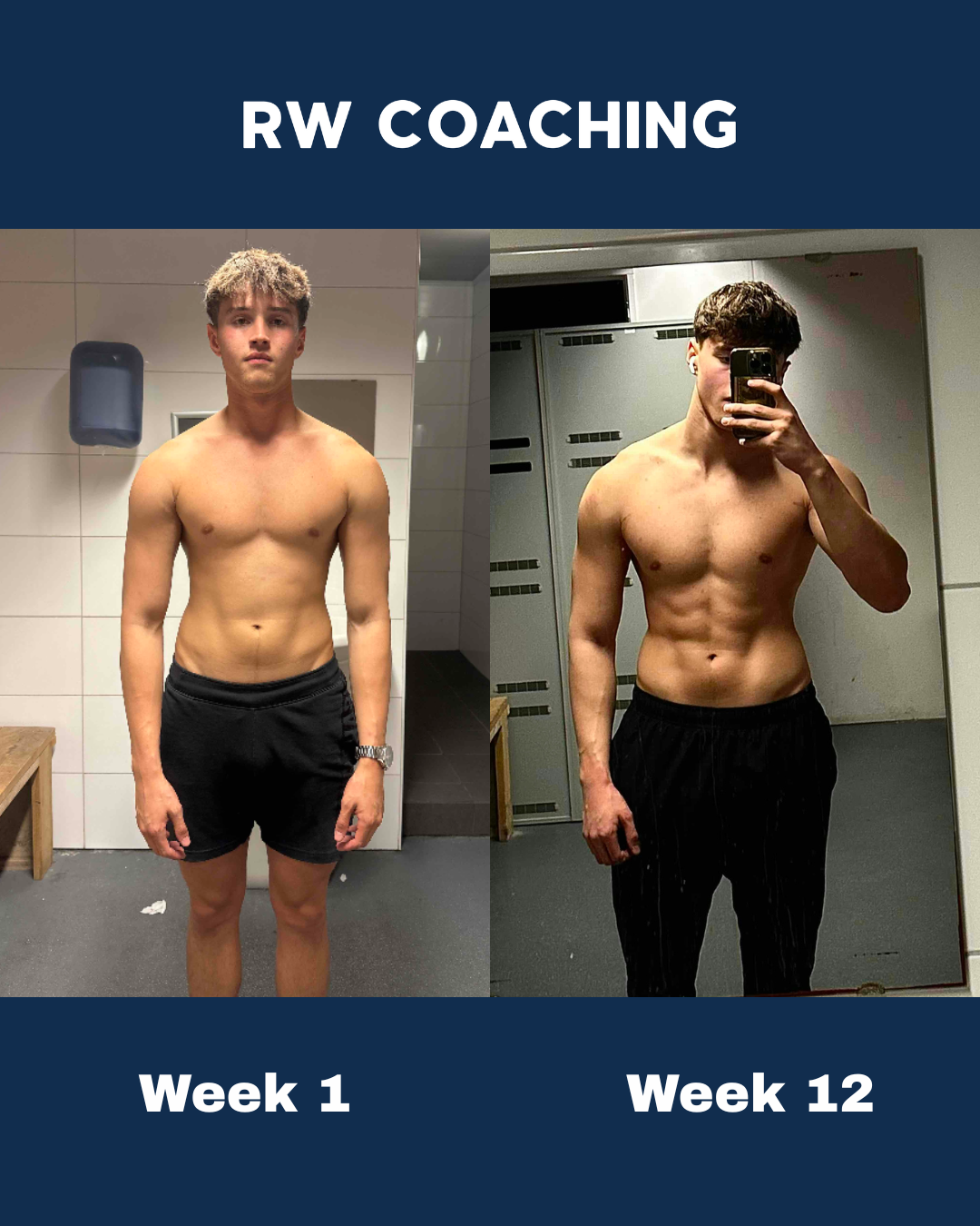 Daan transformatie week 1 vs week 12