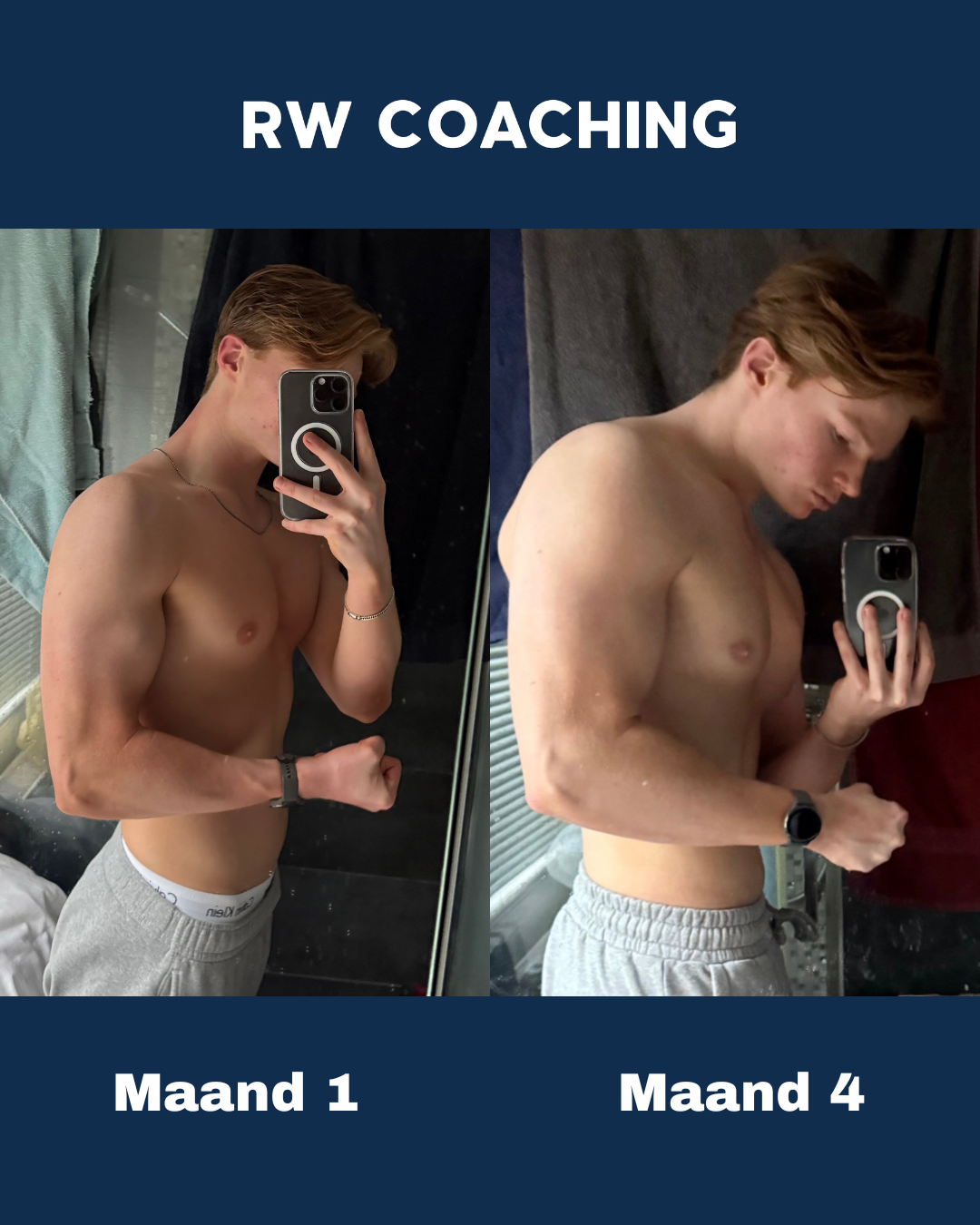 Jelmer transformatie maand 1 vs maand 4